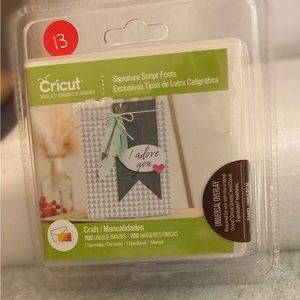 Cricut expressions signature script font